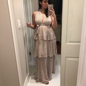 Vici Dolls Floral Halter Maxi